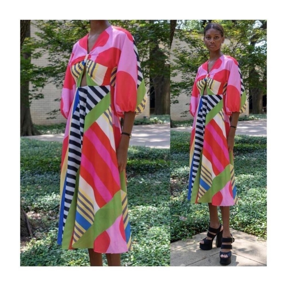 Ruthie & Esther Colorful Dress - Picture 15 of 15